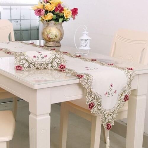 40*196cm Home Christmas Table Decoration Runner Chinese Embroidered Fashion Long Table Runner Tablecloth Table Supplies