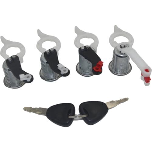 4pcs Lock Set Door Barrel 7701470944 for Renault Master II 1998-2009