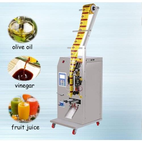 110V 220V Self-priming Liquid Packaging Machine For Olive Oil Soy Sauce Vinegar Milk Water Automatic Packaging Machine