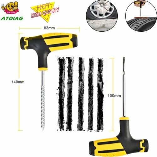 Tubeless Tire Tyre Puncture Repair Strip String Tubeless Tyre Repairing Rubber Strips Tire Repair Car Bike