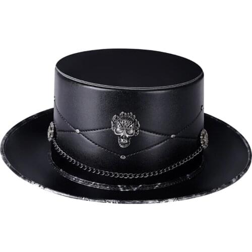 Plague Doctor Hat for Halloween Costume Steampunk Magician Dress Up Party