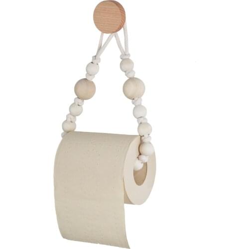 Antique Toilet Paper Holder Bead String Home Hotel Bathroom Decoration Accessories Paper Towel Dispenser Wall Mounted