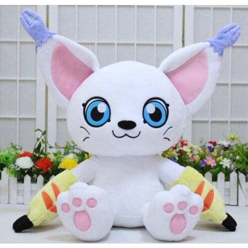 Digimon Adventure Digital Monster Tailmon Plush Stuffed Doll Hugging Pillow Cute Plushie Toy Cosplay