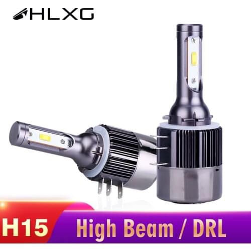 H15 LED Canbus Day Running Lights motorcycle Car Headlight 16000Lm DRLs For Mazda/BMW/Mercedes GLK/A180/Audi Q7 A6 A3/Golf 6 7