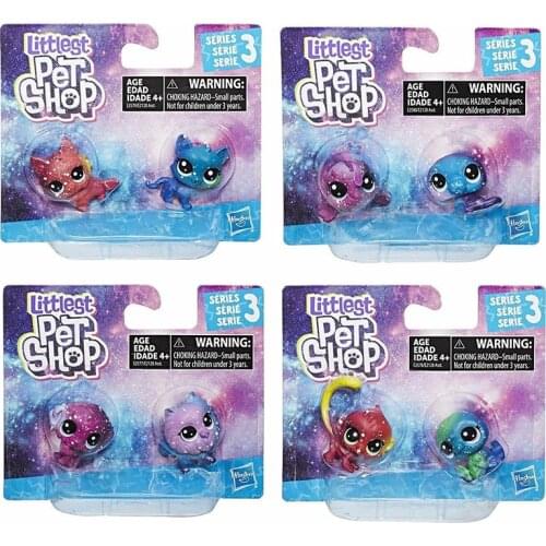 Hasbro Mini LPS Pet Shop multicolor Cat dog Animal figures toys