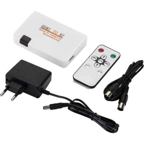 HDMI To RF Coaxial Converter Box With Remote Control