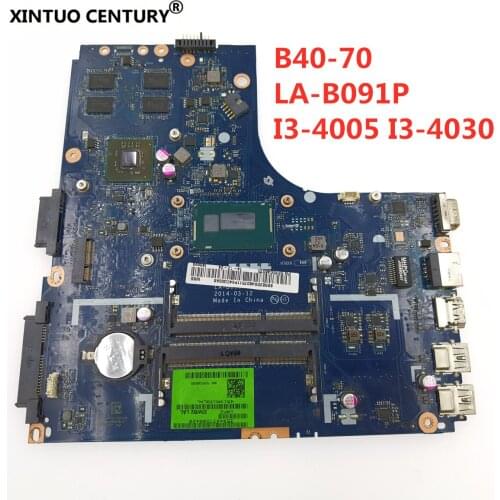 LA-B091P For Lenovo Ideapad B50-70 Laptop Motherboard ZIWB2/ZIWB3/ZIWE1 I3-4005 i3-4030 2GB GPU