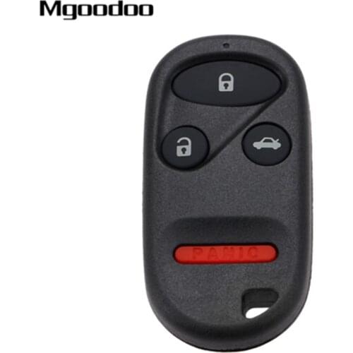 Mgoodoo 4Buttons 315Mhz Replacement Remote Car Keyless Entry Key Fob KOBUTAH2T For 1999-2003 Acura TL for 1998-2002 Honda Accord
