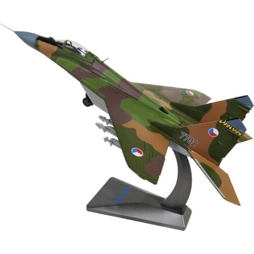 1:48 Scale MiG-29 Russian Air Force Helicopter Diecast Model Airplane Decor
