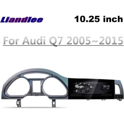 Liandlee Car Multimedia Player NAVI For Audi Q7 4L V12 2005~2015 MMI 2G 3G Radio Stereo CarPlay GPS 10.25 INCH Screen Navigation