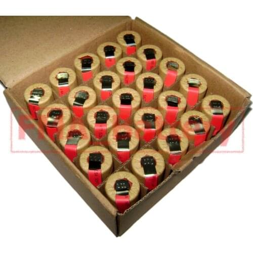 25Pcs Ni-MH Sub C SC 1600mAh battery w/tabs for Power Tools RC car Screw driver