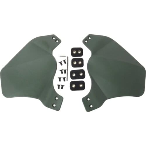 2021 New 1 Pair Helmet Guard Tackle Outdoor Hunting Protective Safety Side Cover Airsoft Military Ears Head Protection