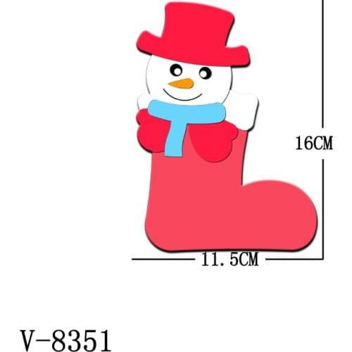 New Christmas stocking Wooden Dies Cutting Dies Scrapbooking /Multiple Sizes /V-8351