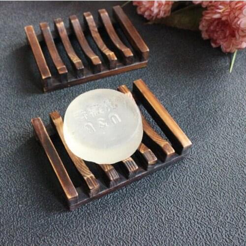 Vintage Style Bathroom Soap Tray Handmade Wood Dish Box Wooden Soap Dishes Bathroom Accessories LX4529