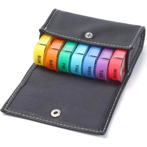 Box Portable Pill 28 Grids Pill Case Travel Medicine Box Storage Box Pill Organizer Pills Cases Splitters Medicine Dispenser