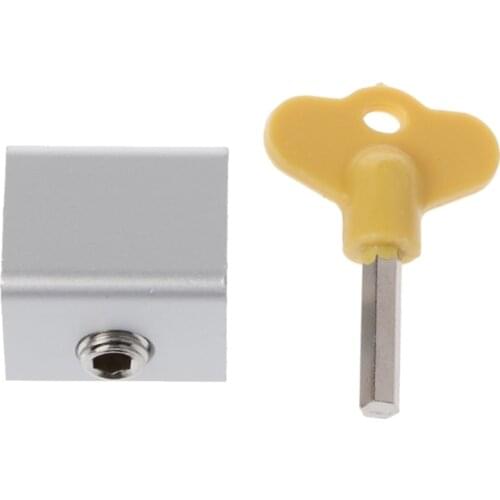 10PCS Adjustable Sliding Window Locks Stop Aluminum Alloy Door Frame Security Lock Child Window Locks with KeysHome Offi