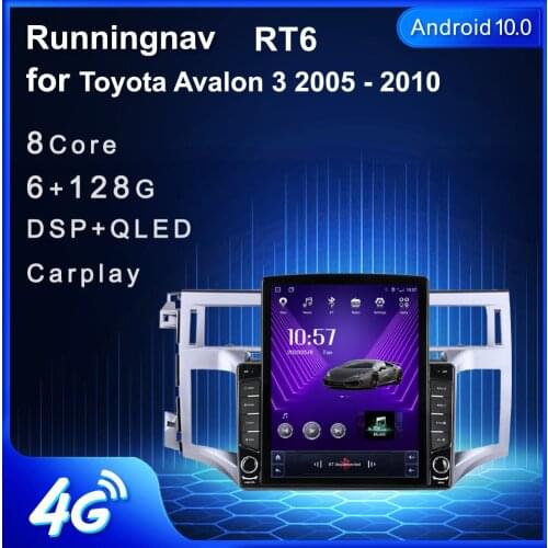 Runningnav For Toyota Avalon 3 2005 2006 2007 2008 2009 2010 Tesla Type Android Car Radio Multimedia Video Player Navigation GPS