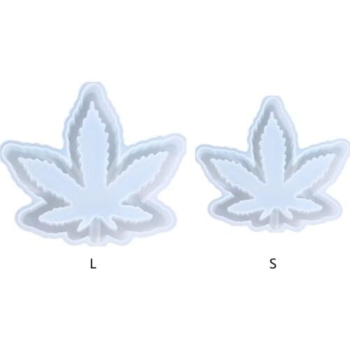 Crystal Epoxy Resin Mold DIY Crafts Maple Leaf Ashtray Casting Silicone Mould