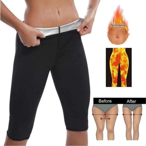 Body Shaper Pants Shapers Hot Sweat Sauna Effect Slimming Pants Fitness Short Shapewear Workout Plastic Pants Gym Leggings