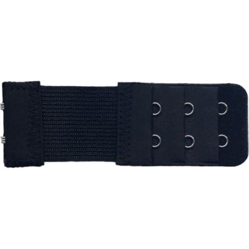 Women 2 Hook Bra Extender Elastic Underwear Extension Strap Clip Expander Buckle
