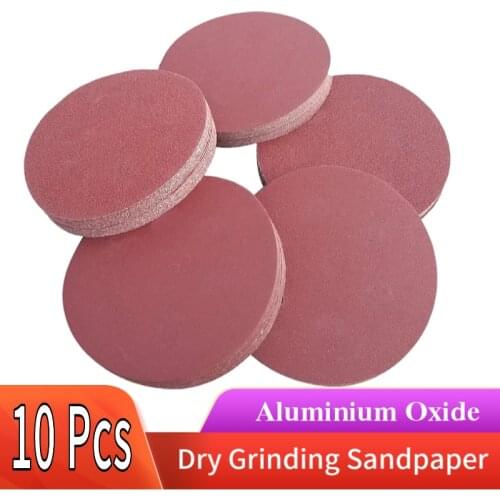 10PCS 7 Inch 180MM Flocking Sanding Sheets Dry Grinding Sandpaper Abrasive Paper 120/180/240/320Grits for Sanding Polishing