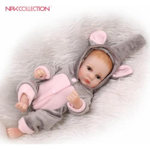 12inch 25CM hot premie newborn sweet small real soft gentle touch reborn baby doll popular Christmas gift for children