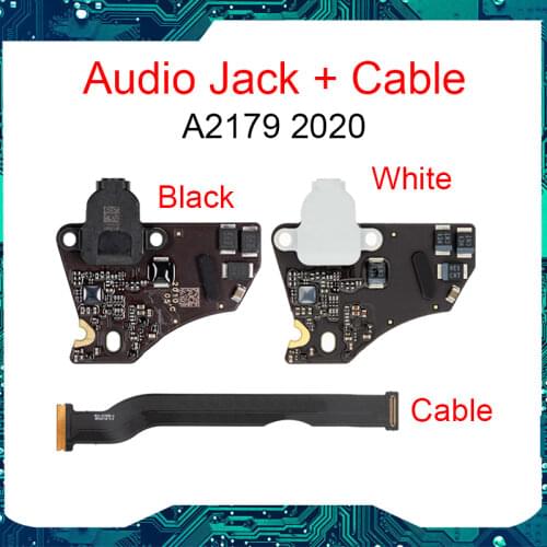 2020 Laptop A2179 Headphone Audio Jack Board with Flex Cable 820-01992-A 821-02788-02 for MacBook Air Retina 13" A2179 EMC3302