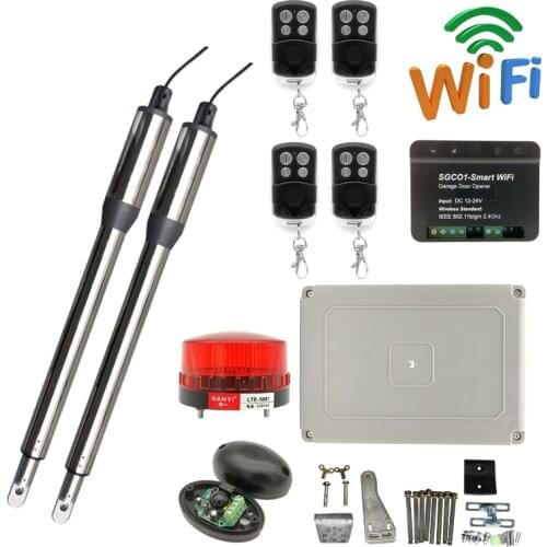 300KG WIFI Remote Control Electric Swing Gate Opener Motor for Home Access Control Courtyard Garage Swing Door Drive Actuator