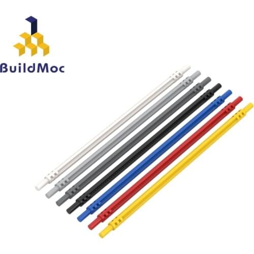 BuildMOC 32202 1x16 soft cross shaft ldd 32202 For Building Blocks Parts DIY Construction Creative g