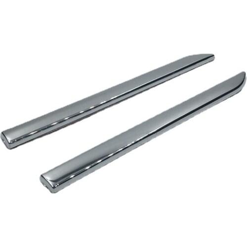 Cafoucs Car Styling Front Side Chrome Molding Fender Strip for Mercedes Benz C-Class W204 2007-2010