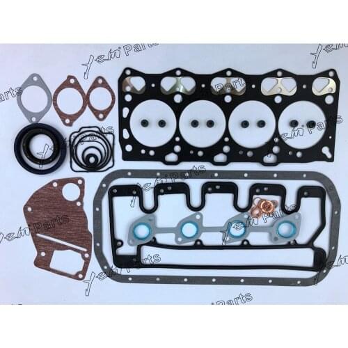For ISUZU engine parts 4LE1 full gasket set with cylinder head gasket 8-98048945-0
