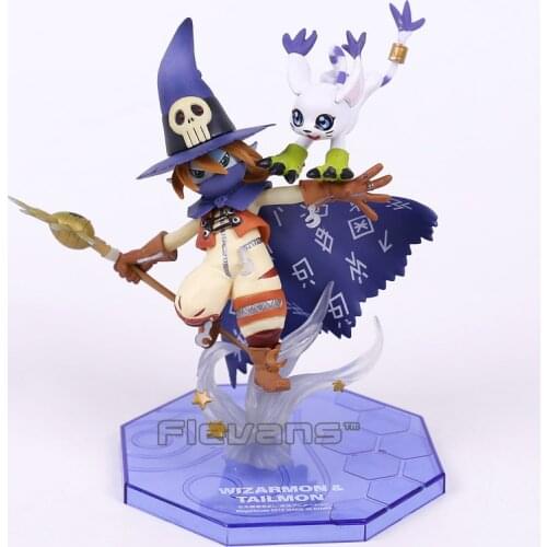 Digimon Adventure Digital Monster Wizarmon & Tailmon PVC Figure Collectible Model Toy