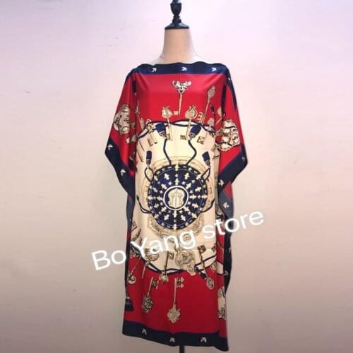 Dress Length 100cm,Bust :100cm) African Dashiki NewFashion Design short dress oversized plus Famous Brand Winy Loose For Lady