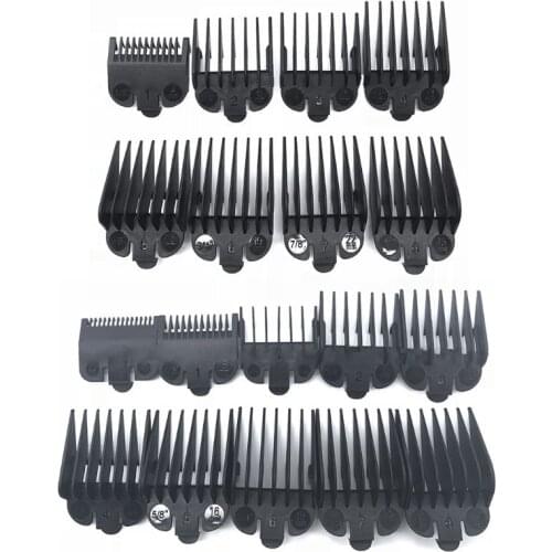 8/10Pcs Oil Head Electric Clippers Caliper Limit Comb Hair Clipper Tooth Guides Combs Cutting Tool high quality PP material