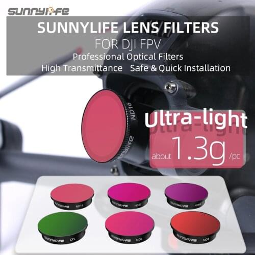 Sunnylife Lens Filter CPL Filters ND4 ND8 ND16 ND32 ND64 Accessories for DJI FPV