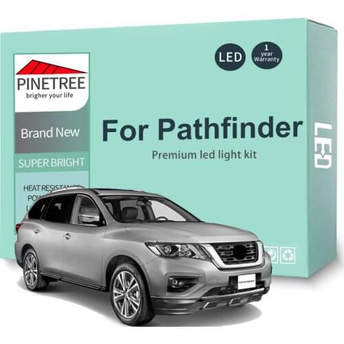 Car Led Interior Light Kit For Nissan Pathfinder WD21 R50 R51 R52 1986-2016 2017 2018 2019 2020 2021 LED Bulbs Canbus No Error