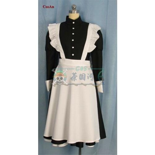 Hot Anime BLACK LAGOON Roberta/Rosarita Cosplay Costume Sweet Elagant Maid Outfit Activity Party Role Play Clothing Custom-Make