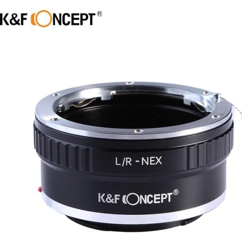 K&F CONCEPT For L/R-NEX Camera Lens Mount Adapter Ring For Leica R Mount Lens to for Sony E-Mount Camera Body NEX NEX3 NEX5