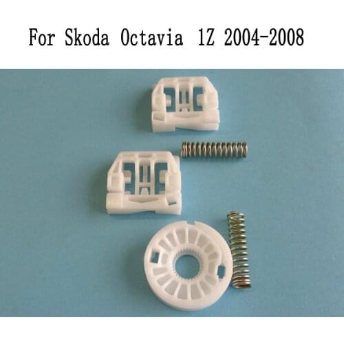 For Skoda Octavia 1Z 1U Window Regulator Repair Kit Front Right or Left 1 roller and sliding clips 1996-2009