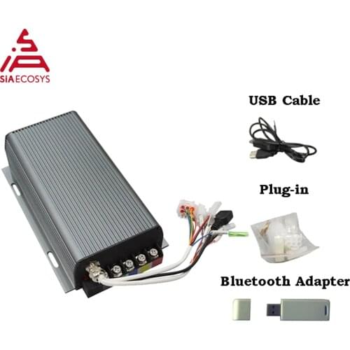 BLDC Motor Controller Sabvoton SVMC48060 60A Sine Wave Controller with Bluetooth Adapter for 1000w Electric Scooter hub motor