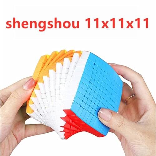 ShengShou 11x11x11 Cube shengshou 11x11 magic cube SengSo 11x11x11 speed cube shengshou Puzzle 11x11 cubo magico With Gift box