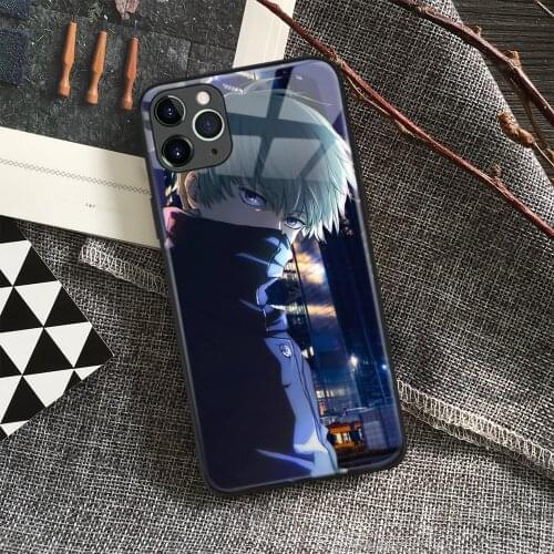 Toge Inumaki Jujutsu Kaisen Anime Soft Silicone Glass Phone Case for IPhone SE 6s 7 8 Plus X Xr Xs 11 12 Mini Pro Max Samsung