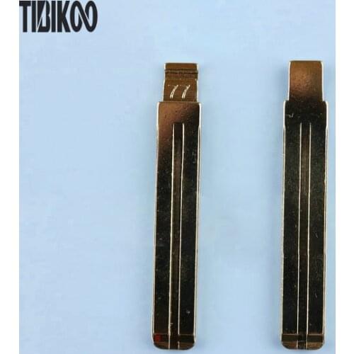NO.77 Key Blade for Hyundai IX35 Verna Replacement for Toyota Crown Key Blade Side Groove