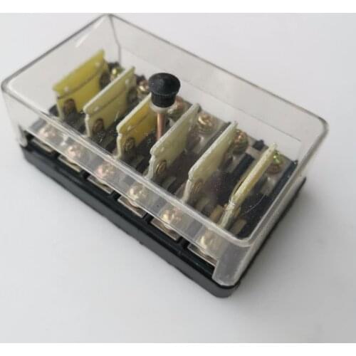 Burn-resistant fuse box assembly 4/5/6/8/10 gear road fuse seat agricultural car pull harvester fuse wire Quality accessories