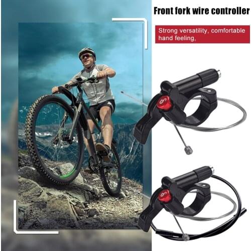 Front Fork Remote Lockout Lever with Inner Cable Housing Controller Wire Control Damping Switch for MTB Mountain Bike