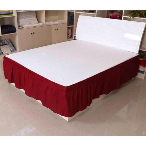Hotel Bed Cover Bed Skirt Elastic Bedsheet Bed Covers without Surface Elastic Band Bed Skirts Couvre Lit Bedding Protector