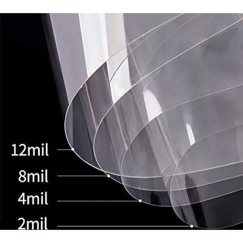 2mil Clear Window Security Film Adhesive Anti Shatter Safety Window Glass Protection Sticker Heat Control for Home Office Vinyl