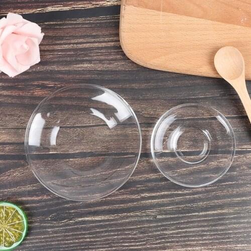 Size S/L Kinds Heat Resistant Clear Glass Saucer for Tea Coffee Drink Cups Mug