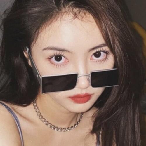 2021 Vintage Gold Metal Frame Square Sunglasses Women Brand Designer Black Sun Glasses Shades Female UV400 Gafas De Sol Mujer