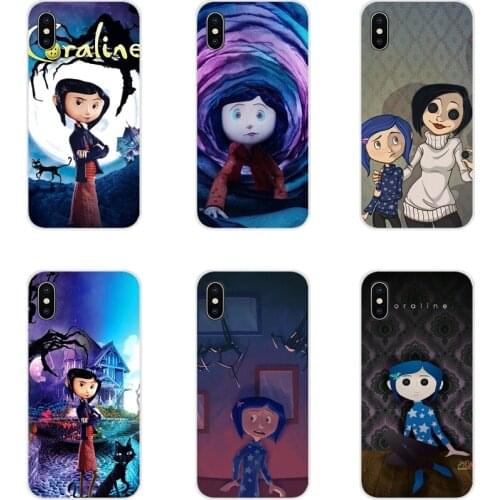 For Apple iPhone X XR XS MAX 4 4S 5 5S 5C SE 6 6S 7 8 Plus ipod touch 5 6 Accessories Phone Shell Covers Coraline